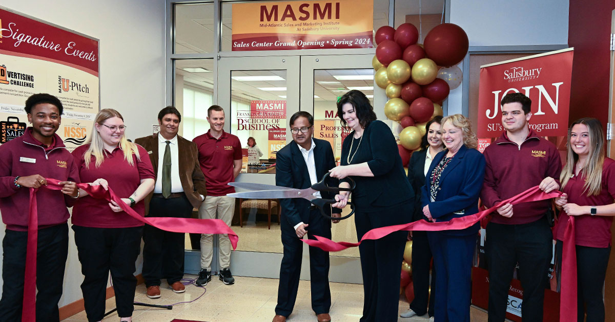 MASMI Professional Sales Center ribbon cutting